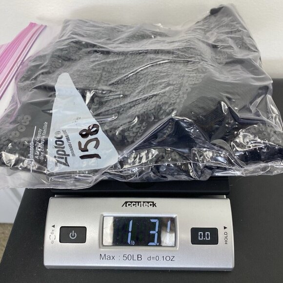 J. Crew Collection Women's Sequin Reversible Zip Up Turtleneck Sweater Size L - Picture 9 of 9